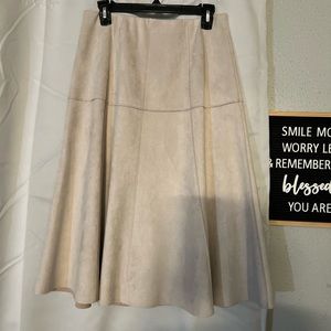 Antonio Melani Faux Suede Skirt